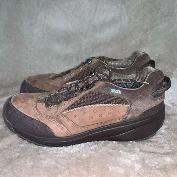 Joya Mens Sz 12.5 Ortholite Leather Shoes Vertigo PTX Brown Rubber Soles Medical