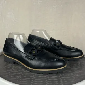 KATE SPADE KARISA LEATHER LOAFER SHOES Floral Size 11M Slip on