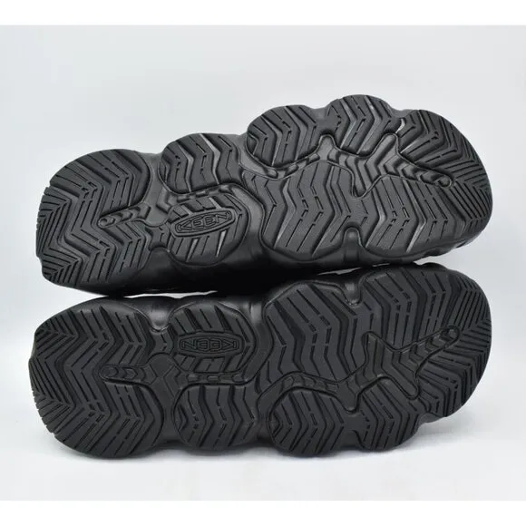Keen Mens Size 10 Hypowser Crushback Black Slip On Shoes