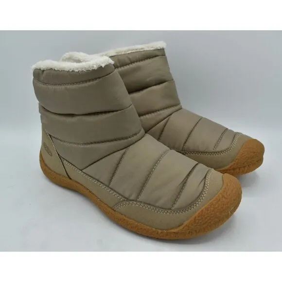 Keen Womens Size 8.5 Howser Fold Down Timberwolf Taupe Pull On Shoes