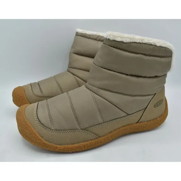 Keen Womens Size 8.5 Howser Fold Down Timberwolf Taupe Pull On Shoes