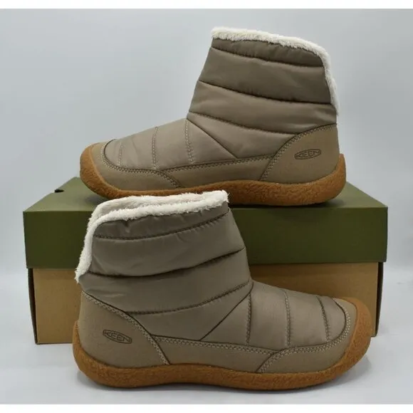 Keen Womens Size 8.5 Howser Fold Down Timberwolf Taupe Pull On Shoes