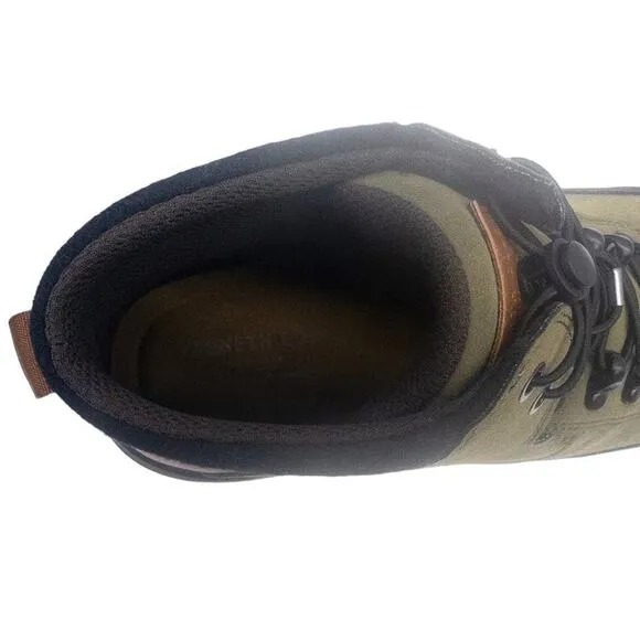 Kenneth Cole Men's Sneaker Boots Shoes High Top  Olive Green Size 8 9 10 13