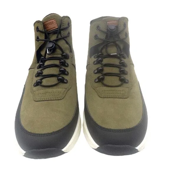 Kenneth Cole Men's Sneaker Boots Shoes High Top  Olive Green Size 8 9 10 13