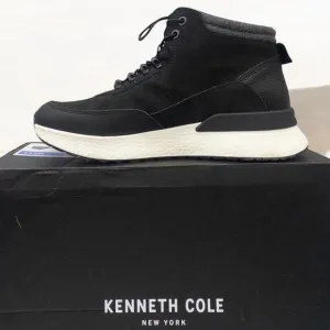 Kenneth Cole Men's Sneaker Boots Shoes High Top Sneaker Black 8 9 12