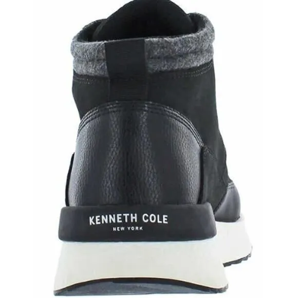 Kenneth Cole Men's Sneaker Boots Shoes High Top Sneaker Black 8 9 12