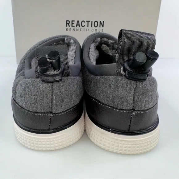 Kenneth Cole Reaction Mens Sz 11.5 Grey Ankir Quilted Slip-On Shoes