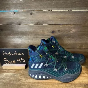 Kids Adidas Crazy Explosive Blue‎ Primeknit Basketball Shoes Sneakers Size 4.5 Y