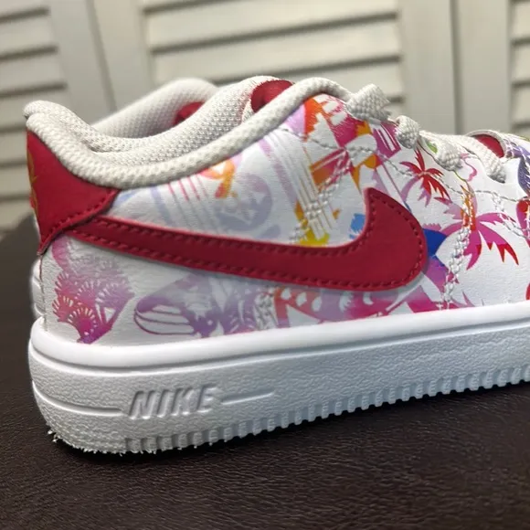 Kids Nike Air Force 1 18 “Gym Red”…