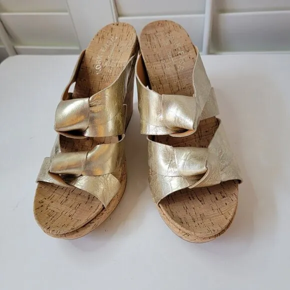 Kork-Ease Platforms - Sammi Wedge Slide Sandal - Size 10 - Great Condition