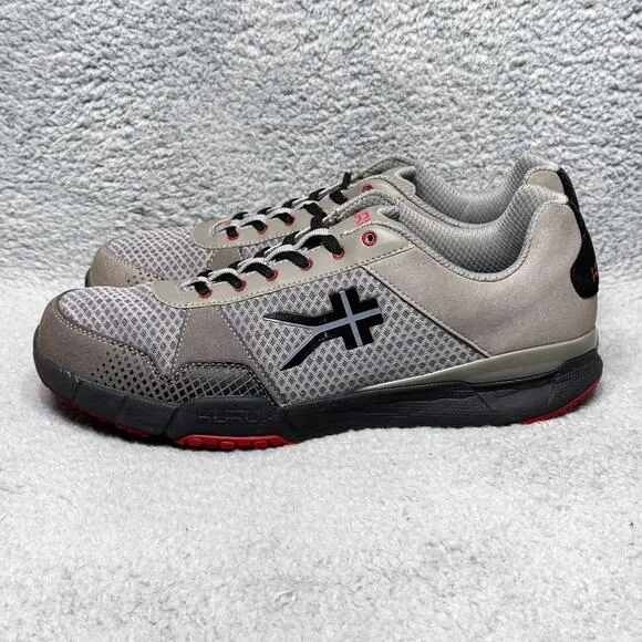 Kuru Quantum Mens Size 13.5 Running Shoes Sneakers Gray Black 101303135