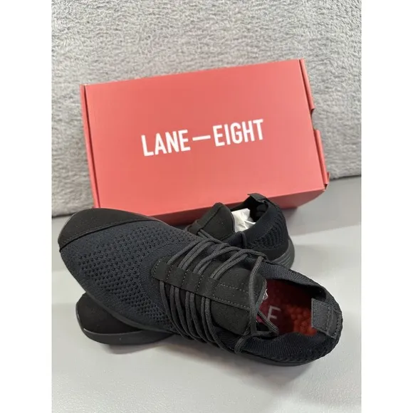 Lane-Eight TRAINER AD 1 Mens US 8 Running Shoes Cobalt Black Vegan Gym Sneakers