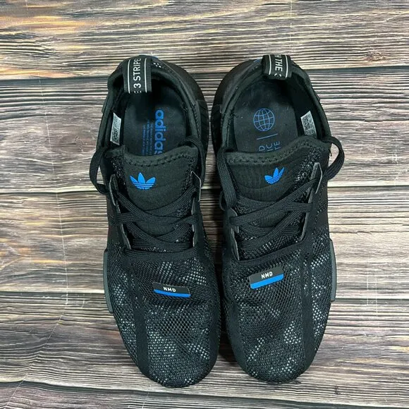 Like New Adidas‎ NMD R1 Men's Black Carbon Gray Running Shoes