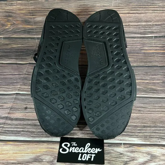 Like New Adidas‎ NMD R1 Men's Black Carbon Gray Running Shoes