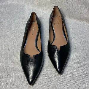 Linea Paolo PRESTA | Notched Vamp Pointy Toe Flat Shoes Size 8,5.
