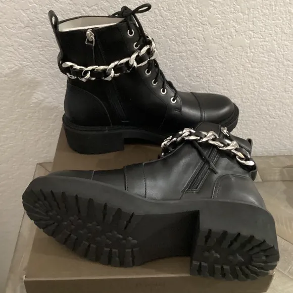 Linea Paolo Thexton Chain Lace-Up Boot (Women) 9.5M