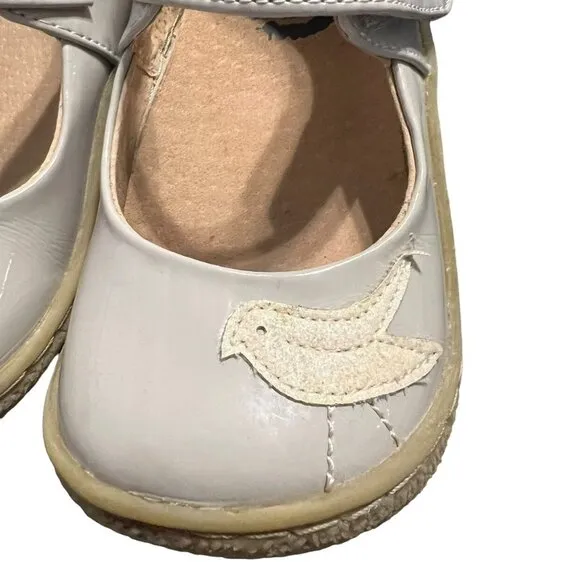 Livie &amp; Luca Sz 8 Grey Pio Pio Patent Leather Mary Jane Shoes