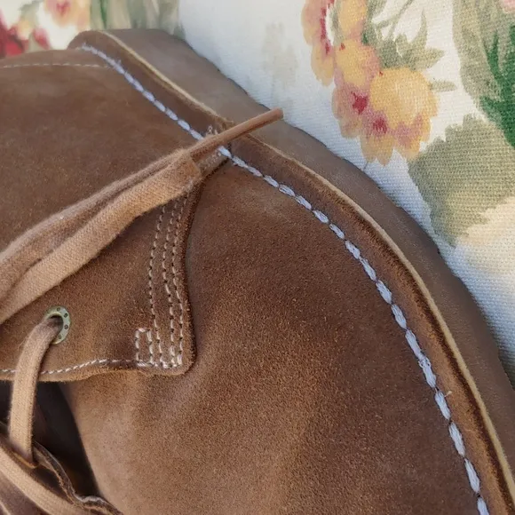 L.L. Bean Women's Stonington Suede Chukka Ankle Boots in Tan size 10