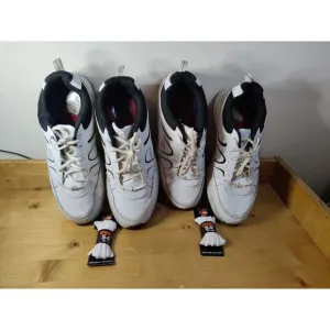 Lot Of 2 Dr. Scholl's Prodigy Mens White Comfort Walking Shoes Sneakers Size 13W