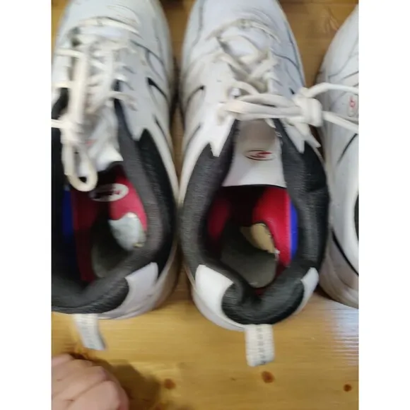Lot Of 2 Dr. Scholl's Prodigy Mens White Comfort Walking Shoes Sneakers Size 13W