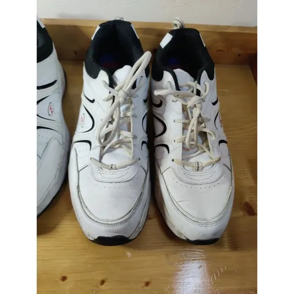 Lot Of 2 Dr. Scholl's Prodigy Mens White Comfort Walking Shoes Sneakers Size 13W