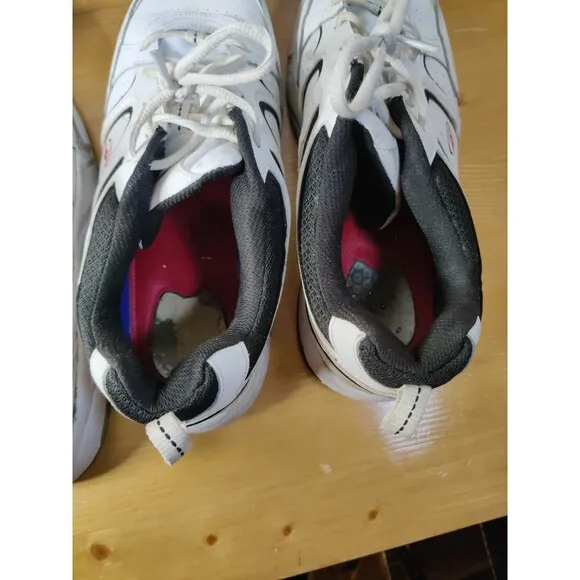 Lot Of 2 Dr. Scholl's Prodigy Mens White Comfort Walking Shoes Sneakers Size 13W