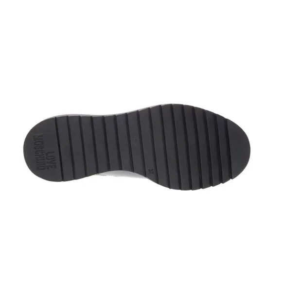 Love Moschino  Riveted Slip On Leather Derby Shoes -