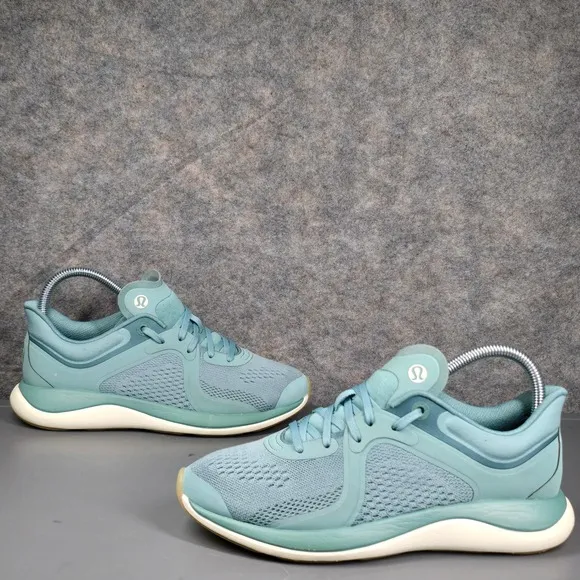 Lululemon Chargefeel Workout Low Running Shoes Athletic Gym Blue Size 7