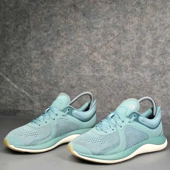 Lululemon Chargefeel Workout Low Running Shoes Athletic Gym Blue Size 7