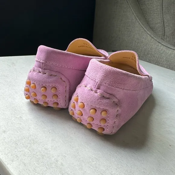 M. Gemi Felize Saddle Suede Loafer Driving Shoes, Lavender, EU 37.5 (US 7)