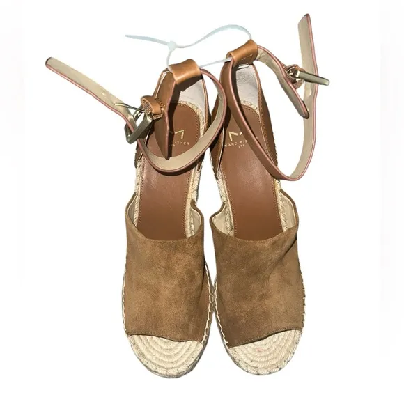 ✅MARC FISHER Adalyn ESPADRILLE WEDGE SANDAL