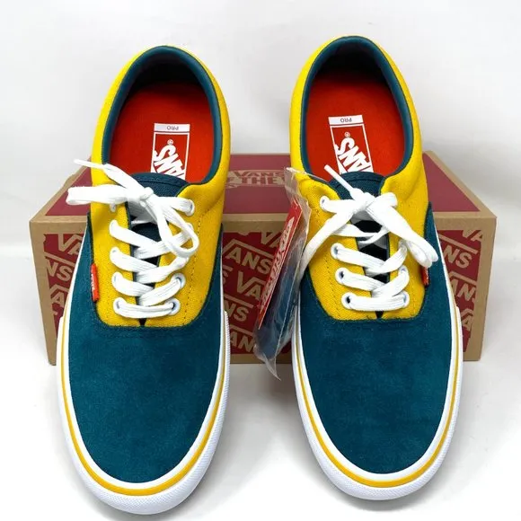 💖MEGA SALE💖VANS Era Pro Prime Atlantic Shoes Women’s Gold Suede VN0A347L0V1