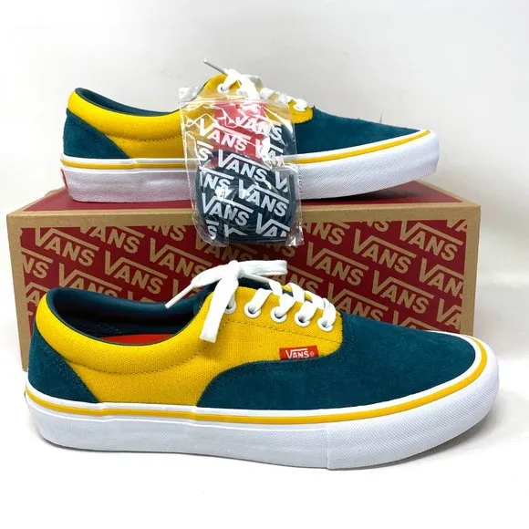 💖MEGA SALE💖VANS Era Pro Prime Atlantic Shoes Women’s Gold Suede VN0A347L0V1