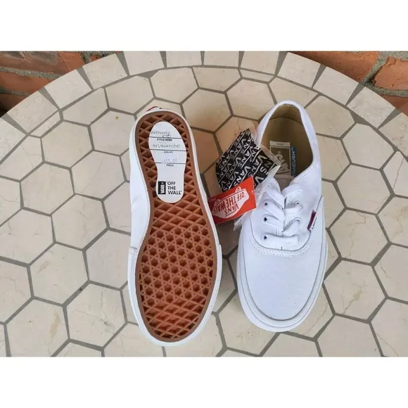 Men And Youth Size 5 VANS Authentic Pro True White Women Size 6.5 Unisex Style