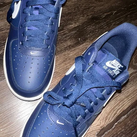 Men Nike Air Force 1 Low dark blue white