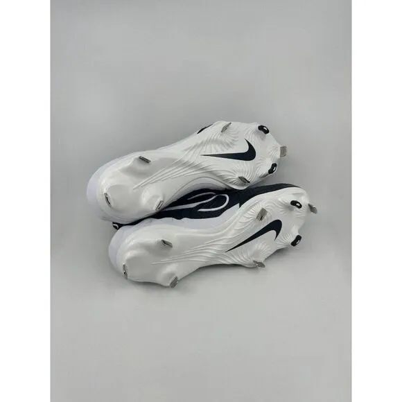 Men Nike Alpha Huarache NXT Black White Baseball Cleats DJ6517-001 Size 8