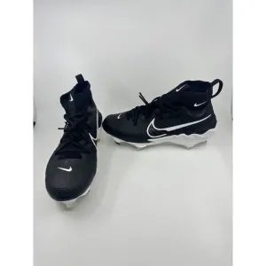 Men Nike Alpha Huarache NXT Black White Baseball Cleats DJ6517-001 Size 8