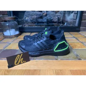 Mens 9 Adidas Ultraboost DNA CC 1 ClimaCool Black Volt Athletic Running Shoes GX
