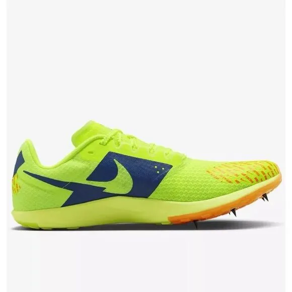 Men's 9.5 Nike Rival XC 6 Cross-Country‎ Spikes Volt/Total Orange DX7999-701 NEW