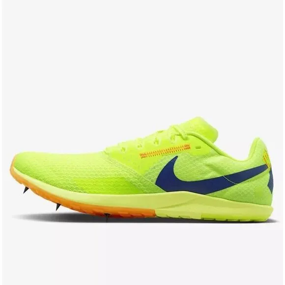 Men's 9.5 Nike Rival XC 6 Cross-Country‎ Spikes Volt/Total Orange DX7999-701 NEW