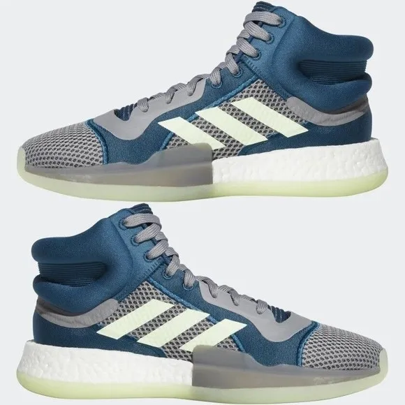 MEN'S adidas Marquee Boost Basketball Shoes Tech Mineral Glow F97277 Size 7.5