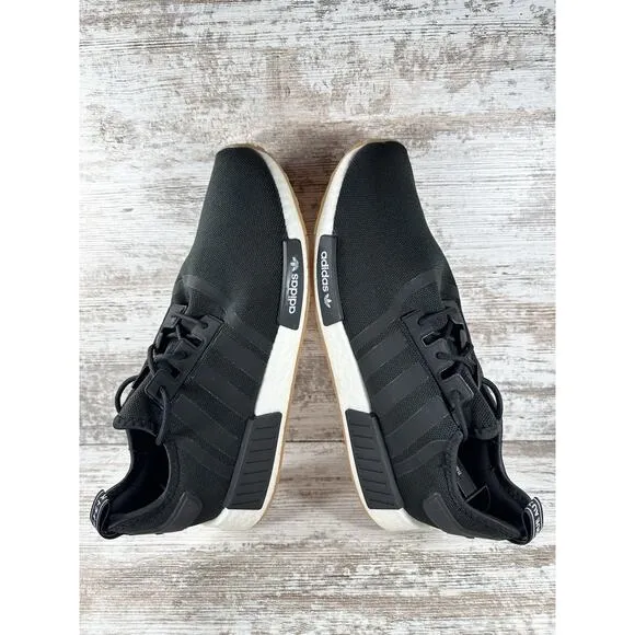 Men's Adidas Originals NMD_R1 Black/Gum Sneakers Sz 13 Athletic Gym EUC!