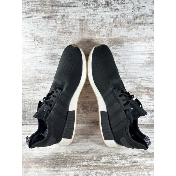 Men's Adidas Originals NMD_R1 Black/Gum Sneakers Sz 13 Athletic Gym EUC!