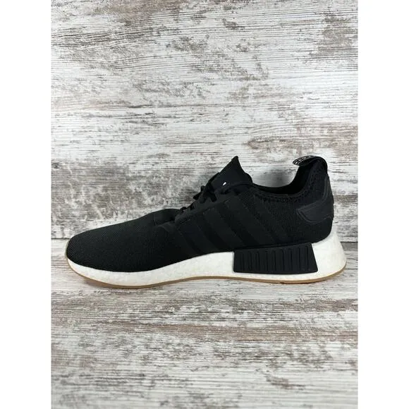 Men's Adidas Originals NMD_R1 Black/Gum Sneakers Sz 13 Athletic Gym EUC!