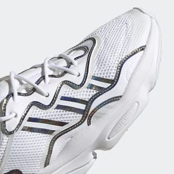 MEN'S adidas Ozweego White Iridescent FV9654 size12.5