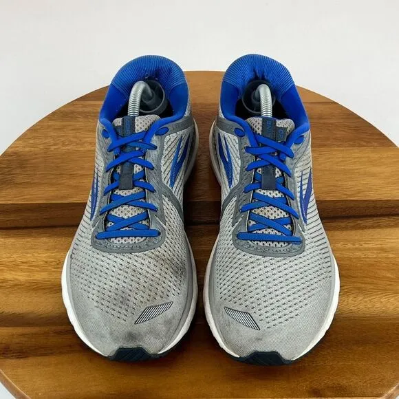 Mens Brooks Adrenaline‎ GTS 20 Gray Athletic Running Sneakers Shoes Size 10.5 D