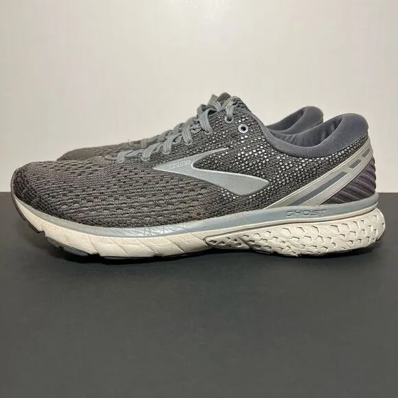 Mens BROOKS Ghost 11 Gray Running Shoes / Size 10 Medium