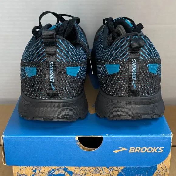MEN'S BROOKS REVEL 5 RUNNING SHOES (110374 1D 038) SIZE 10 COLOR BLACK/EBONY