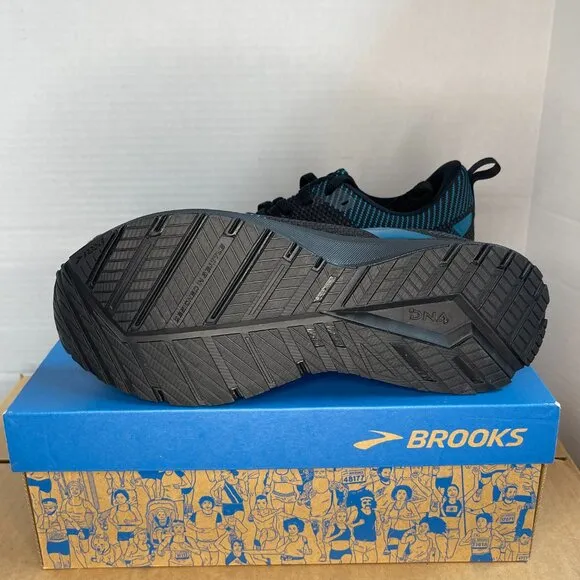 MEN'S BROOKS REVEL 5 RUNNING SHOES (110374 1D 038) SIZE 10 COLOR BLACK/EBONY
