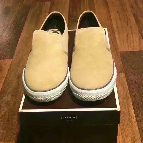Men’s Coach Slip on Loafer Shoes!